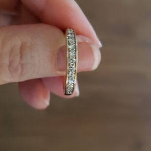 1/4 carat lab created diamond ring